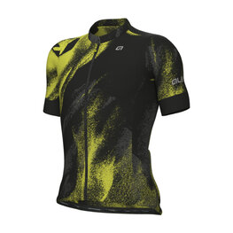 ALÉ Koszulka kolarska z krótkim rękawem - TRACE PRAGMA - zielony/czarny