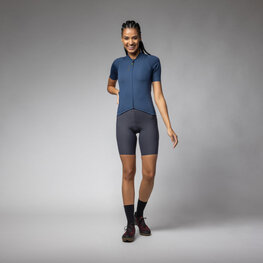 ALÉ Koszulka kolarska z krótkim rękawem - COLOR BLOCK OFF ROAD PRAGMA - niebieski