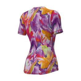 ALÉ Kolarska koszulka z krótkim rękawem - LILIUM INTIMO - biały/fioletowy/czerwony/pomarańczowy