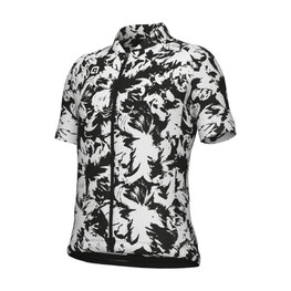 ALÉ Koszulka kolarska z krótkim rękawem - ESSENZA KID - czarny/biały