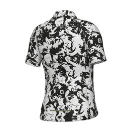 ALÉ Koszulka kolarska z krótkim rękawem - ESSENZA KID - czarny/biały