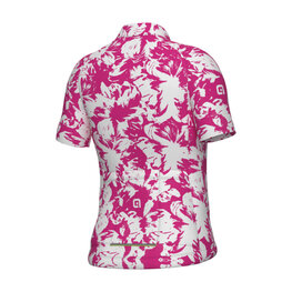 ALÉ Koszulka kolarska z krótkim rękawem - ESSENZA KID - różowy/biały