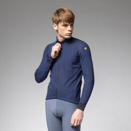 ALÉ Kolarska kurtka przeciwwiatrowa - PRAGMA FONDO 3.0 - niebieski/czarny