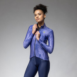 ALÉ Kolarska kurtka przeciwwiatrowa - PR-E KNITTED - niebieski