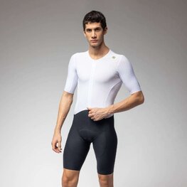 ALÉ Kombinezon kolarski - R-EV1 EAGLE - biały/czarny