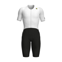 ALÉ Kombinezon kolarski - R-EV1 EAGLE - biały/czarny