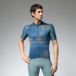 ALÉ Koszulka kolarska z krótkim rękawem - OFF ROAD - GRAVEL TRACCIA - niebieski