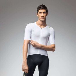 ALÉ Koszulka kolarska z krótkim rękawem - R-EV1 EAGLE - biały