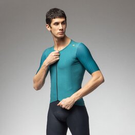 ALÉ Koszulka kolarska z krótkim rękawem - R-EV1 EAGLE - turkusowy
