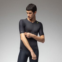 ALÉ Koszulka kolarska z krótkim rękawem - EARTHY STYLE 2.0 PR-E - czarny