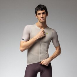 ALÉ Koszulka kolarska z krótkim rękawem - EARTHY STYLE 2.0 PR-E - beżowy