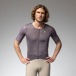 ALÉ Koszulka kolarska z krótkim rękawem - EARTHY STYLE 2.0 PR-E - fioletowy