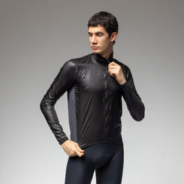 ALÉ kurtka przeciwdeszczowa - GUSCIO LIGHT PACK 2.0 - czarny