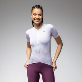 ALÉ Koszulka kolarska z krótkim rękawem - EARTHY STYLE 2.0 PR-E - biały