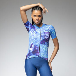 ALÉ Koszulka kolarska z krótkim rękawem - PRAGMA LINFA - niebieski