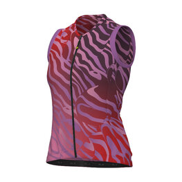 ALÉ Koszulka kolarska bez rękawów - PRAGMA SURFACE PR-E - różowy/czerwony