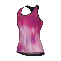 ALÉ Koszulka kolarska bez rękawów - PRAGMA CRAZY - czerwony