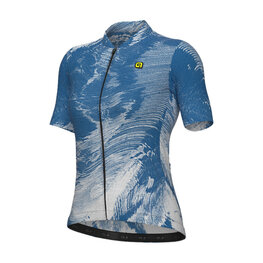 ALÉ Koszulka kolarska z krótkim rękawem - PR-E FAN - niebieski/biały