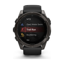 GARMIN smartwatch - FENIX 8 AMOLED SAPPHIRE 51 mm - czarny