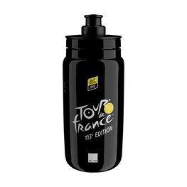 ELITE Bidon kolarski - FLY TOUR DE FRANCE BLACK MAP 550 ML 2026 - czarny