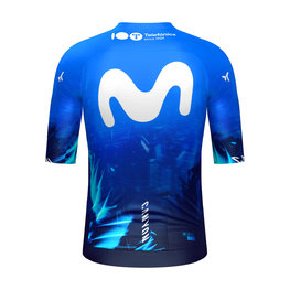 GOBIK Koszulka kolarska z krótkim rękawem - INFINITY MOVISTAR TEAM 2024 - niebieski/biały
