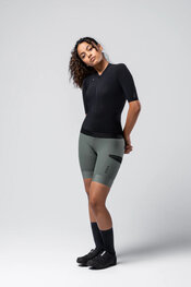 GOBIK Koszulka kolarska z krótkim rękawem - CX SOLID - czarny