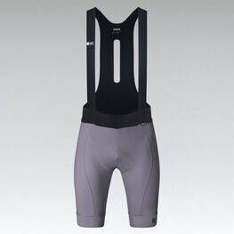 GOBIK Krótkie spodnie kolarskie z szelkami - ABSOLUTE 7.0 - szary