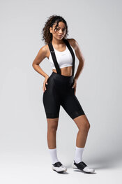 GOBIK Krótkie spodnie kolarskie z szelkami - ABSOLUTE 6.1 - czarny