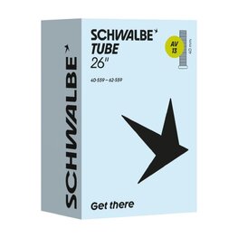 SCHWALBE dętka - AV13 (40/62-559) 26x1.60–2.45 AV 40mm - czarny