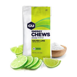 GU Żywność kolarska - ENERGY CHEWS 60 g SALTED LIME
