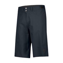 SCOTT Krótkie spodnie kolarskie bez szelek - TRAIL FLOW W/PAD - niebieski