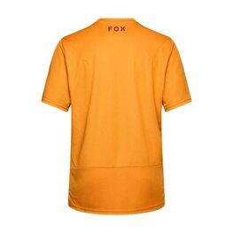 FOX Koszulka kolarska z krótkim rękawem - RANGER HEAD - brązowy