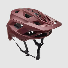 FOX Kask kolarski - SPEEDFRAME SOLID - bordowy