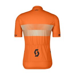 SCOTT Koszulka kolarska z krótkim rękawem - TEAM 10 - pomarańczowy