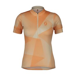 SCOTT Koszulka kolarska z krótkim rękawem - ENDURANCE 15 W - żółty/pomarańczowy