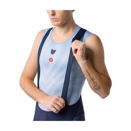 CASTELLI Krótkie spodnie kolarskie z szelkami - COMPETIZIONE 2 TEAM SOUDAL QUICK-STEP 2026 - niebieski