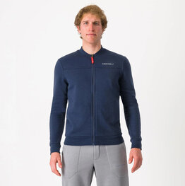 CASTELLI Bluza - CLASSICO TRACK - niebieski