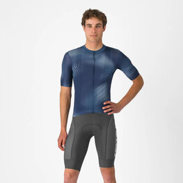 CASTELLI Krótkie spodnie kolarskie z szelkami - COMPETIZIONE 2 KIT - szary