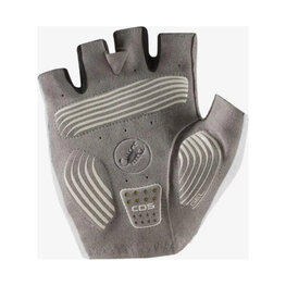 CASTELLI Kolarskie rękawiczki z krótkimi palcami - ESPRESSO - biały