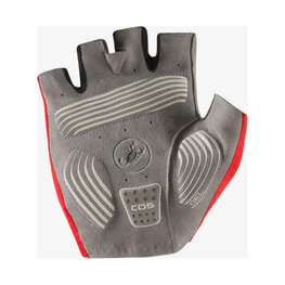 CASTELLI Kolarskie rękawiczki z krótkimi palcami - ESPRESSO - czerwony