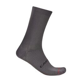 CASTELLI Kolarskie klasyczne skarpetki - ESPRESSO 18 - szary