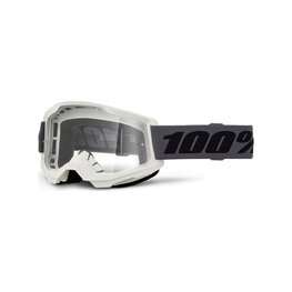 100% SPEEDLAB Okulary kolarskie - STRATA 2 - szary/biały