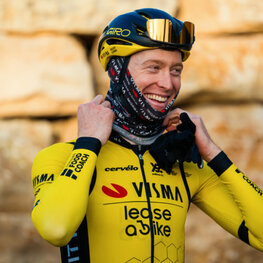 RAPIDGEAR Komin kolarski - VISMA NECK TUBE 2025 - czarny/kolorowy