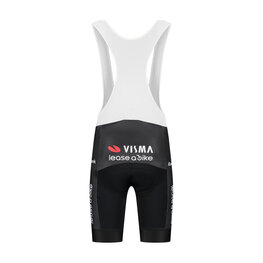 RAPIDGEAR Krótkie spodnie kolarskie z szelkami - VISMA TDF25 REPLICA BIBSHORT - czarny