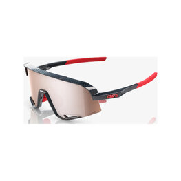 100% SPEEDLAB Okulary kolarskie - SLENDALE - antracyt/czerwony