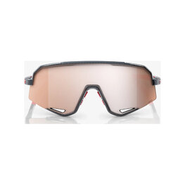 100% SPEEDLAB Okulary kolarskie - SLENDALE - antracyt/czerwony