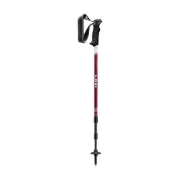 LEKI patyki - TRAIL LITE 100-135 cm - biały/czerwony