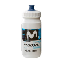 TACX Bidon kolarski - MOVISTAR 2025 - biały/czarny