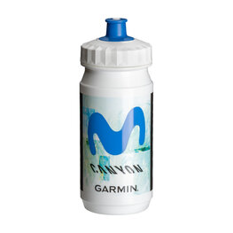 TACX Bidon kolarski - MOVISTAR 2026 - biały/jasnoniebieski