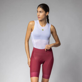 ALÉ Krótkie spodnie kolarskie bez szelek - MAGIC COLOUR PR-E - czerwony